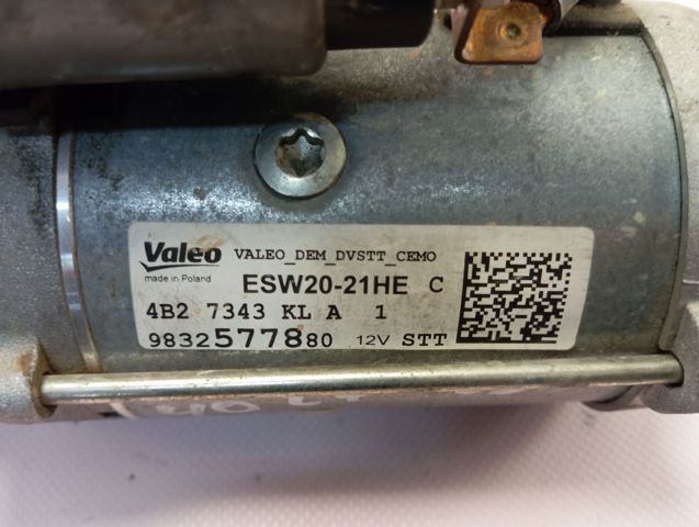 9832577880 Opel Motor de arranco