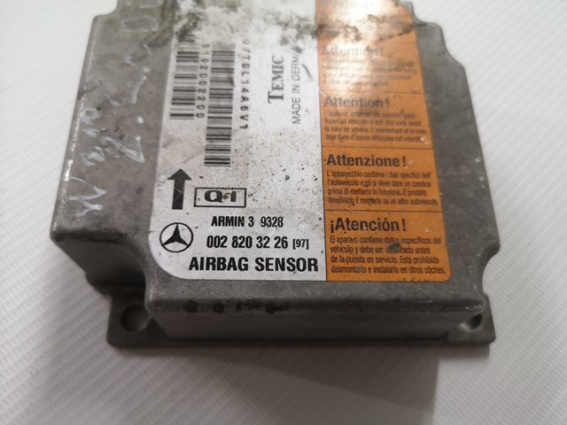 Módulo processador de controlo da bolsa de ar (Centralina eletrônica AIRBAG) 0028203226 Mercedes