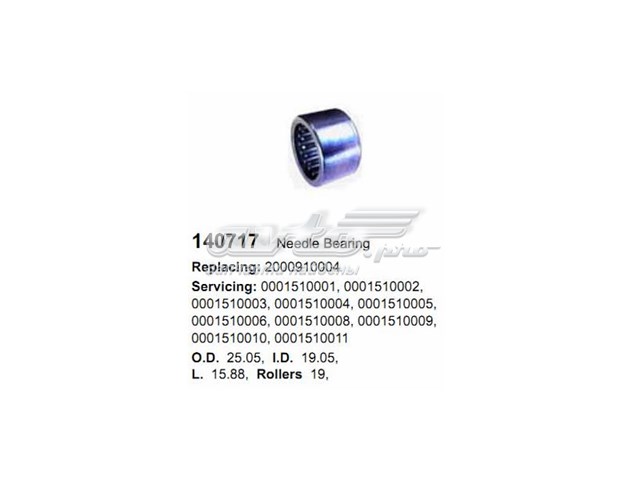 Compre A0079814610 Mercedes Rolamento do motor de arranco