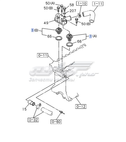 8973007893 Isuzu Termostato