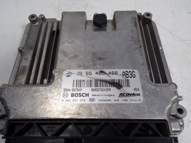 0281031379 Opel Módulo de direção (Centralina eletrônica) de motor