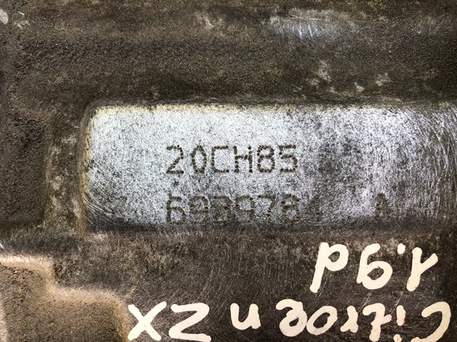 Caixa de Mudança montada (caixa mecânica de velocidades) 20CH85 Peugeot/Citroen
