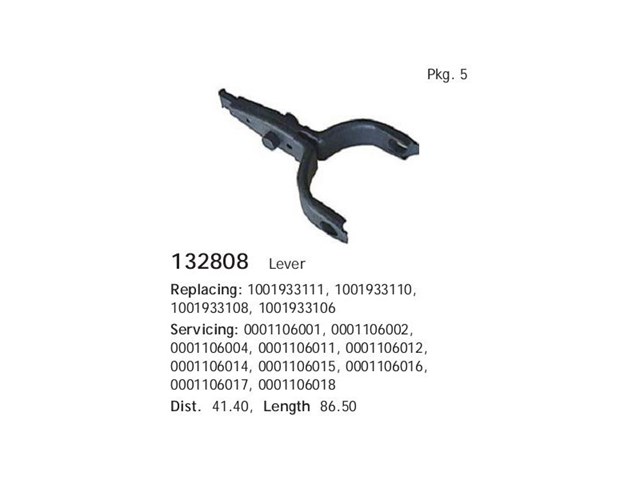 Forquilha do motor de arranco Cargo 132808 preço, a partir de 3,11 USD