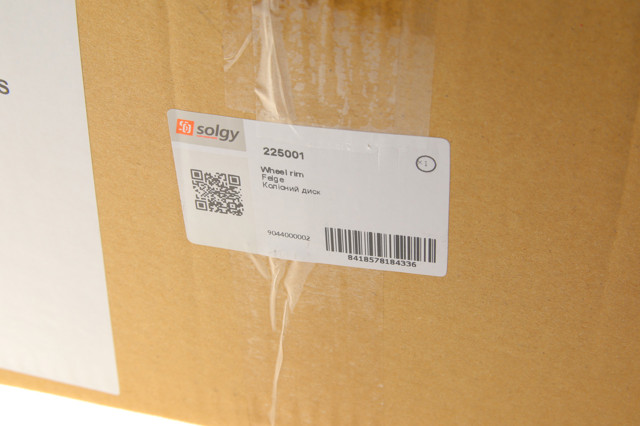 Discos de roda de aço (estampados) 225001 Solgy