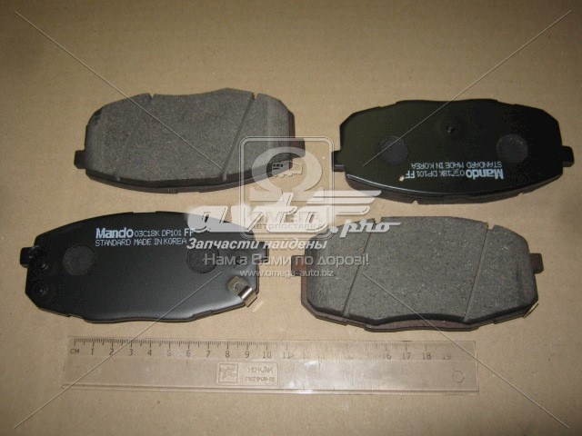 Sapatas do freio dianteiras de disco Mando MPK36 preço, a partir de 24,94 USD