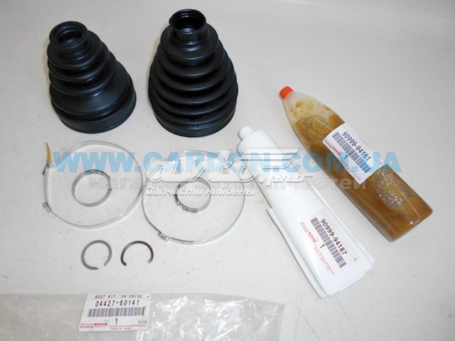 Botas de proteção de Juntas homocinéticas do semieixo dianteiro, kit Toyota 0442760141