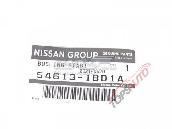 Bucha de estabilizador dianteiro Nissan/Infiniti 546131BD1A preço, a partir de 34,60 USD