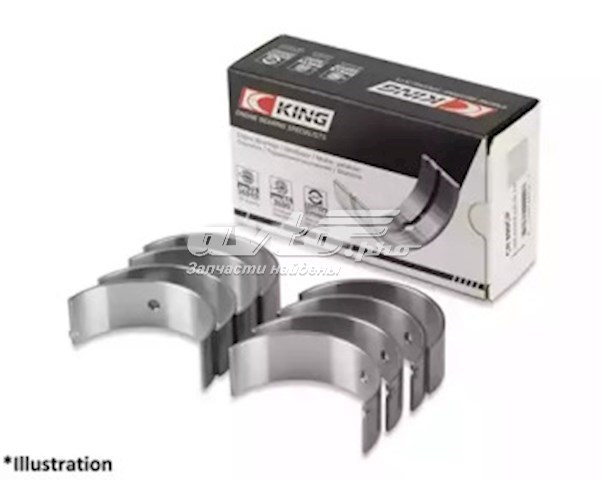 Folhas inseridas de cambota de biela, kit, padrão (STD) 77838600 Kolbenschmidt