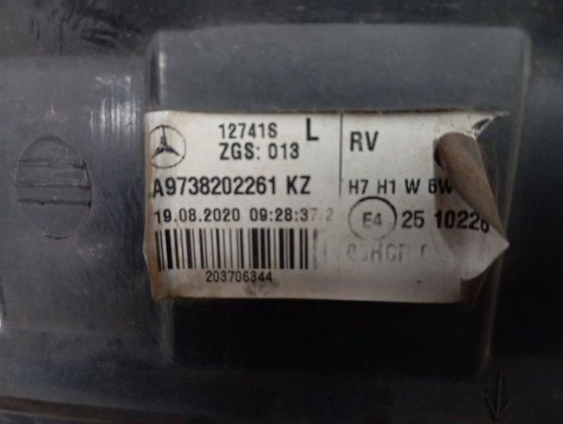 Luz esquerda Mercedes A9738202261 preço, a partir de 233,76 USD