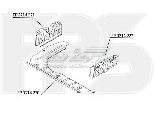 Proteção de motor dianteira FPS FP3214220 preço, a partir de 24,27 USD