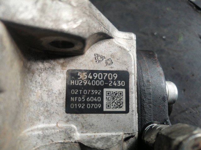 Bomba de combustível de pressão alta 55490709 Opel