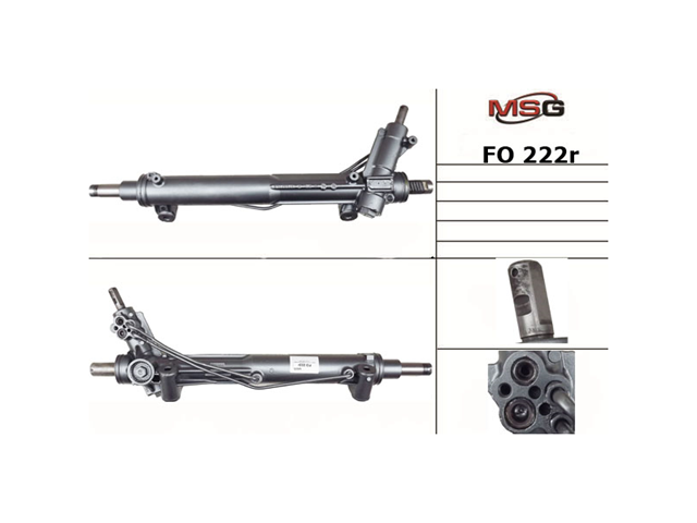 Cremalheira da direção FO222R MSG Rebuilding
