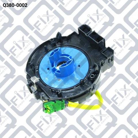Q3800002 Q-fix Anel AIRBAG de contato, cabo plano do volante
