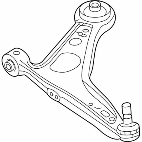 Compre 545016RA0B Nissan/Infiniti Braço oscilante inferior esquerdo de suspensão dianteira