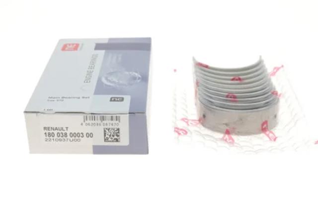 Folhas inseridas principais de cambota, kit, padrão (STD) NE/NPR 180038000300