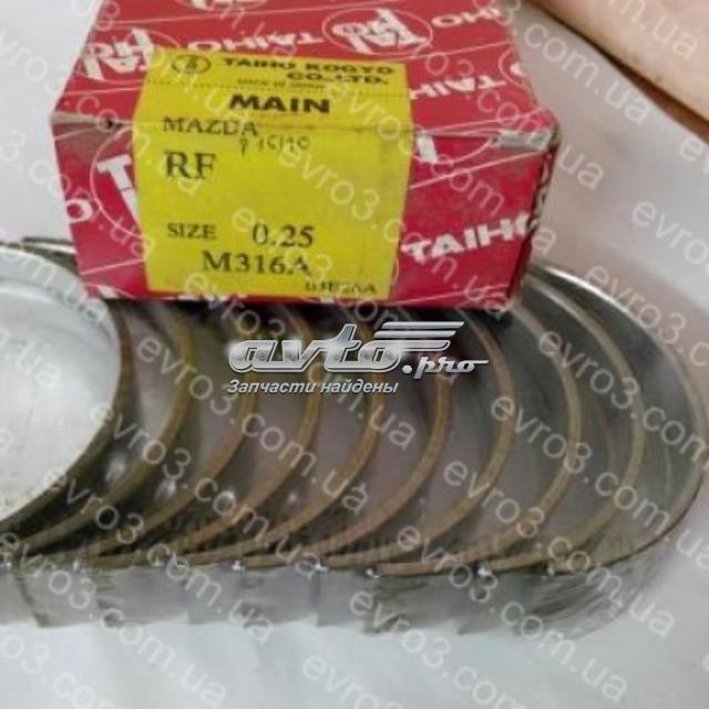 M316ASTD Taiho Folhas inseridas principais de cambota, kit, padrão (STD)