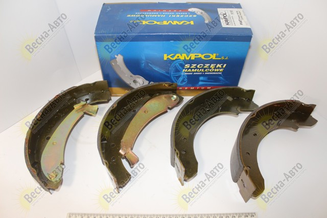 Sapatas do freio traseiras de tambor K123 Kampol