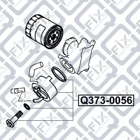 Radiador de óleo (frigorífico), debaixo de filtro Q-fix Q3730056 preço, a partir de 114,03 USD