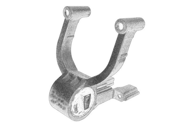 Coxim de transmissão (suporte da caixa de mudança) 5010316546 Renault (RVI)