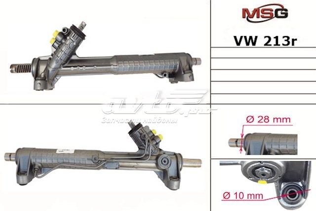 VW213R MSG Rebuilding Cremalheira da direção