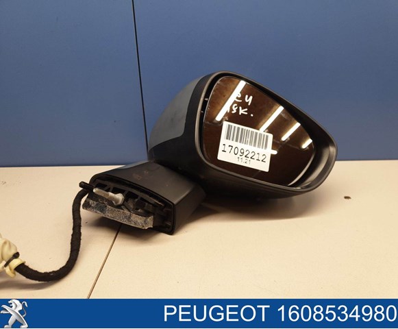 Compre 1608534980 Peugeot/Citroen Espelho de retrovisão direito