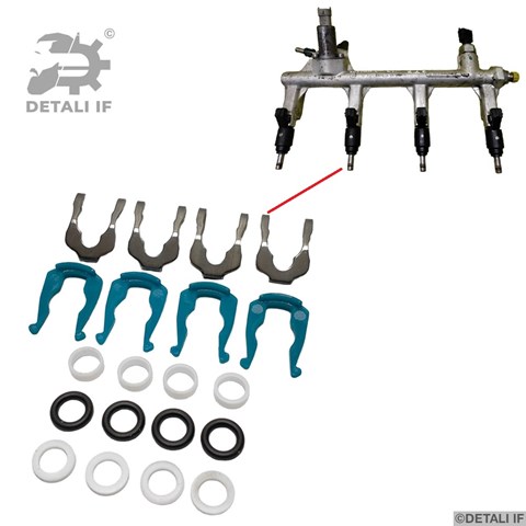 DF15688 Detali IF Kit de reparação do injetor