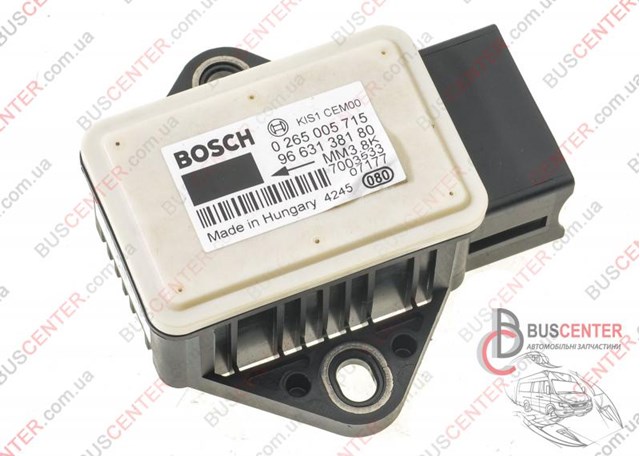 Sensor de aceleração transversal (ESP) Bosch 0265005715 preço, a partir de 40,86 USD