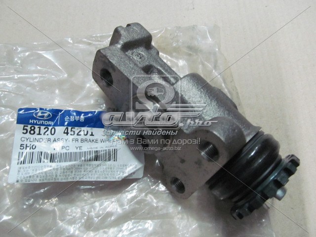 5812045201 Hyundai/Kia Cilindro dianteiro do freio de rodas de trabalho