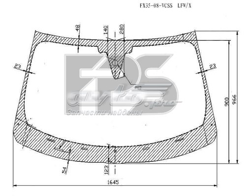 Compre G27001CK0A Nissan/Infiniti Pára-brisas