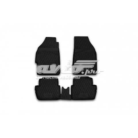 Tapetes dianteiros + traseiros, kit para Chevrolet Spark (Matiz)  M300