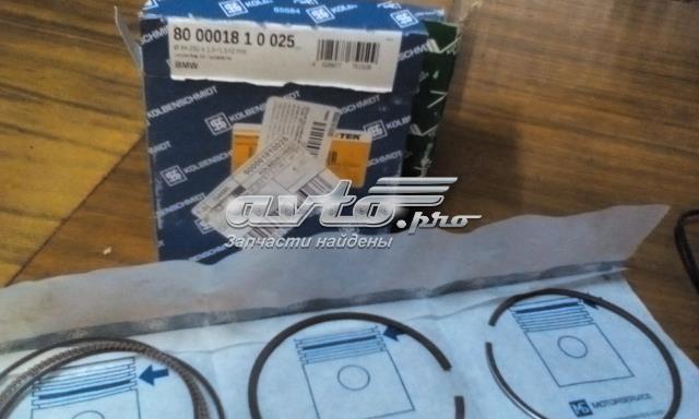 Anéis do pistão para 1 cilindro, 1ª reparação ( + 0,25) Kolbenschmidt 800001810025 preço, a partir de 20,12 USD