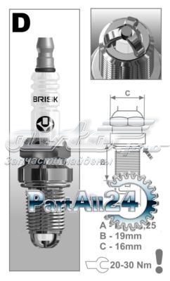 Compre DX15LTC1 Brisk Vela de ignição