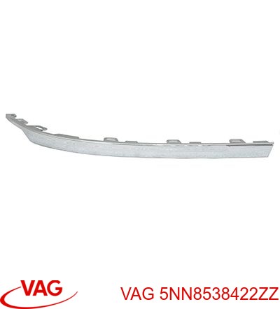 Placa sobreposta do pára-choque traseiro direito VAG 5NN8538422ZZ preço, a partir de 93,43 USD