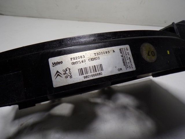 Compre 98372A01 Peugeot/Citroen Aquecedor elétrico de ar do sistema de calefacção de salão