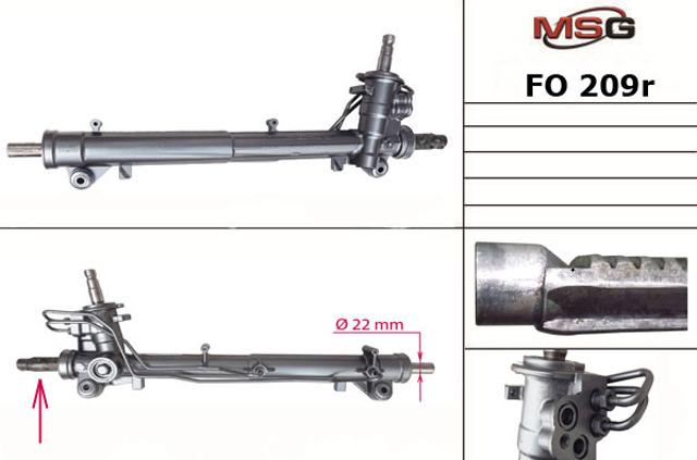 FO209R MSG Rebuilding Cremalheira da direção