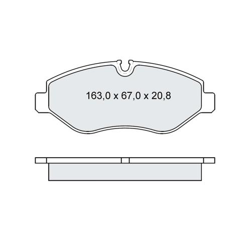 Sapatas do freio dianteiras de disco Dafmi D236E preço, a partir de 36,89 USD