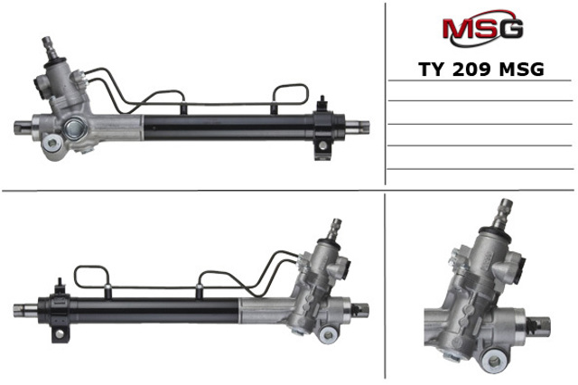 Cremalheira da direção TY209 MSG