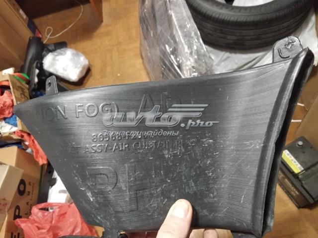 Defletor direito do pára-choque dianteiro 86568F2000 Hyundai/Kia