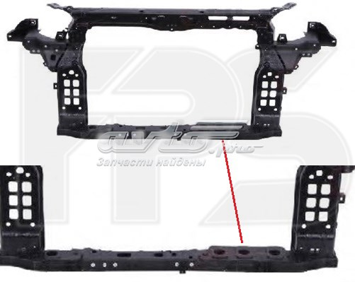 Suporte do radiador montado (painel de montagem de fixação das luzes) FPS FP3237200P preço, a partir de 166,53 USD