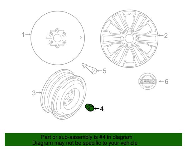Porca de roda Nissan/Infiniti 402241LA3A preço, a partir de 9,98 USD