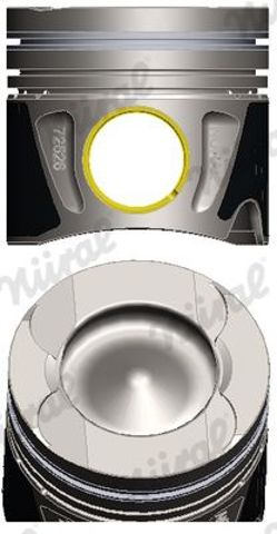 Pistão do kit para 1 cilindro, 2ª reparação ( + 0,50) 8743340710 Nural