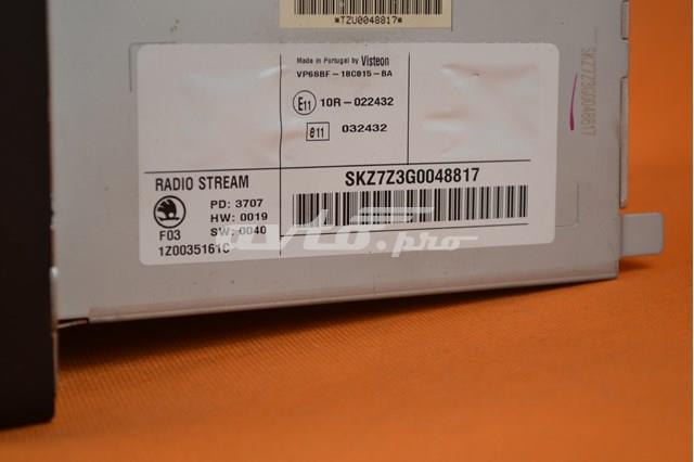 Aparelhagem de som (rádio AM/FM) 1Z0035161C VAG