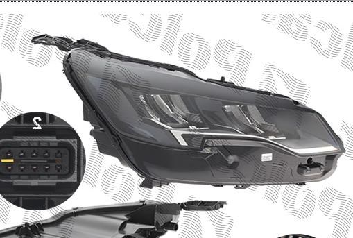 Luz direita 1675889480 Peugeot/Citroen