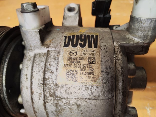 Compressor de aparelho de ar condicionado D09W61450 Mazda