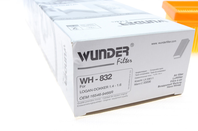 Filtro de ar WH832 Wunder