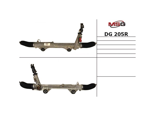 Cremalheira da direção MSG Rebuilding DG204R preço, a partir de 257,53 USD