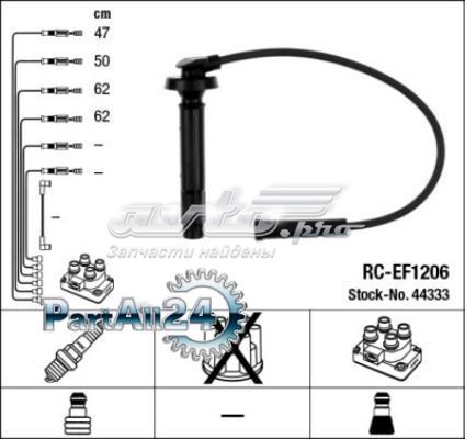 Fios de alta voltagem, kit NGK RCEF1206 preço, a partir de 46,97 USD