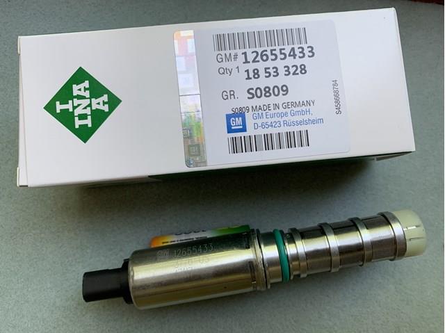 Válvula eletromagnética de posição (de fases) da árvore distribuidora General Motors 12655433