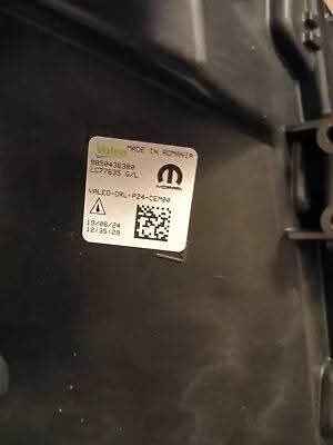 9850436380 Peugeot/Citroen Luzes máximas esquerdas