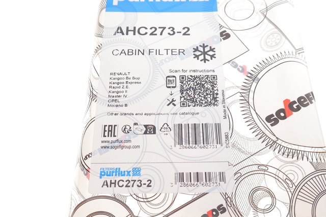 AHC2732 Purflux Filtro de salão